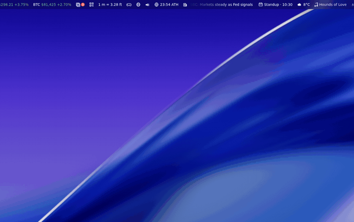 Calendar widget loop