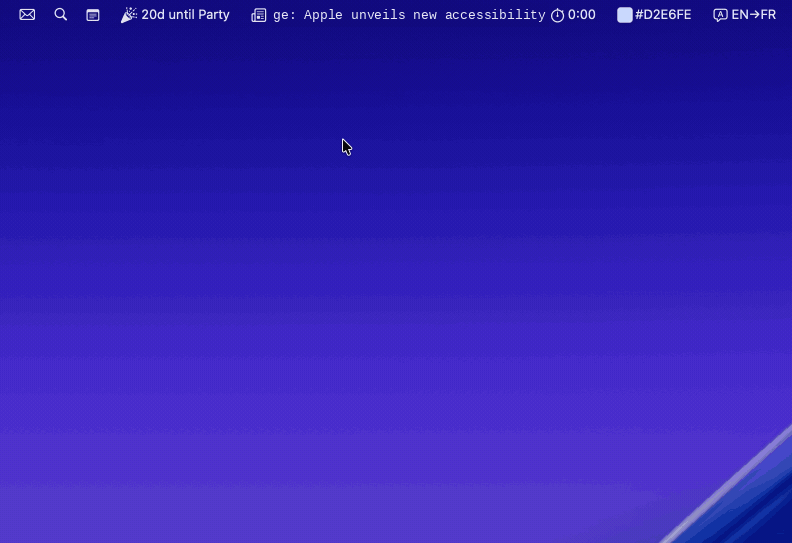News widget loop